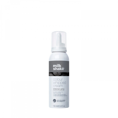 STYLING - Spuma de par nuantatoare Milk Shake Colour Whipped Cream, Intense Grey, 100 ml