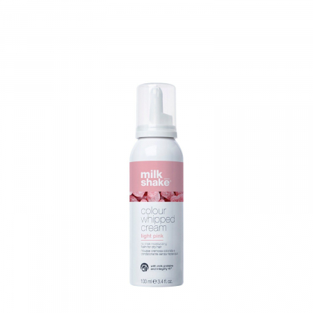 STYLING - Spuma de par nuantatoare Milk Shake Colour Whipped Cream, Light Pink, 100 ml