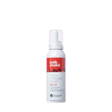 STYLING - Spuma de par nuantatoare Milk Shake Colour Whipped Cream, Light Red, 100 ml