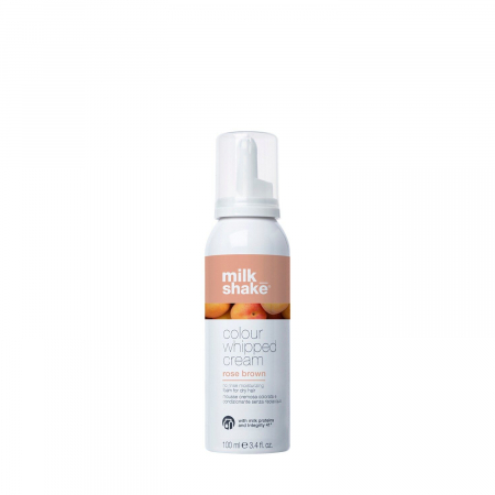 STYLING - Spuma de par nuantatoare Milk Shake Colour Whipped Cream, Rose Brown, 100 ml