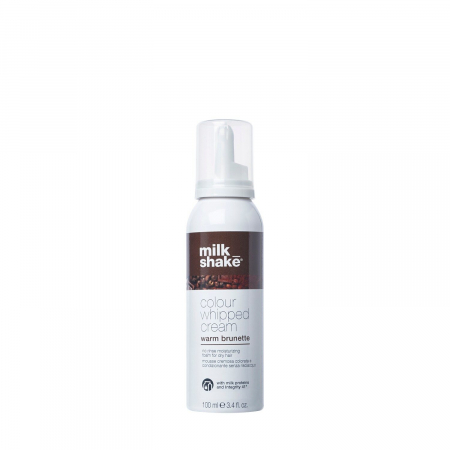 STYLING - Spuma de par nuantatoare Milk Shake Colour Whipped Cream, Warm Brunette, 100 ml