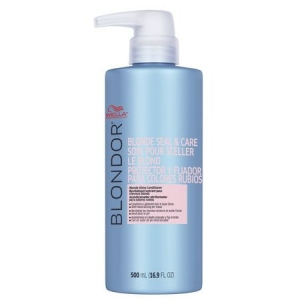 TRATAMENTE SI SERUM - Tratament pentru ingrijirea parului blond Wella Professionals Blondor Seal & Care, 500 ml