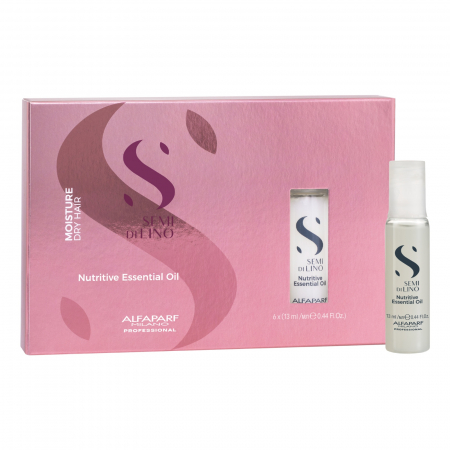 FIOLE TRATAMENT - Ulei esential pentru hidratare Alfaparf Semi di Lino Moisture Nutritive Essential Oil, 6X13 ml