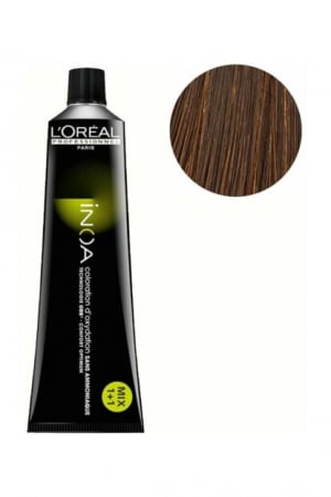 VOPSEA SI PRODUSE TEHNICE - Vopsea de par permanenta fara amoniac L`Oreal Professionnel Inoa 6.3, Blond Auriu Inchis, 60 ml
