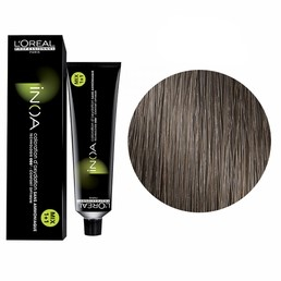 VOPSEA - Vopsea de par permanenta fara amoniac L`Oreal Professionnel Inoa 7.0, baza ultra-naturala, Blond Natural, 60 ml