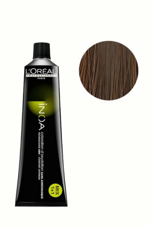 VOPSEA SI PRODUSE TEHNICE - Vopsea de par permanenta fara amoniac L`Oreal Professionnel Inoa 8.0, baza ultra-naturala, Blond Deschis, 60 ml
