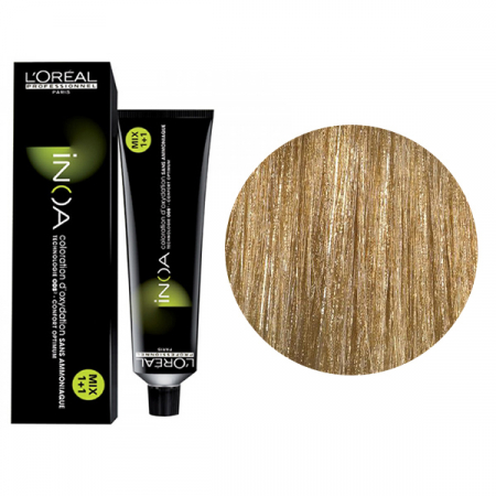 VOPSEA - Vopsea de par permanenta fara amoniac L`Oreal Professionnel Inoa Blond Resist 9.3, Blond Iridescent Foarte Deschis, 60 ml