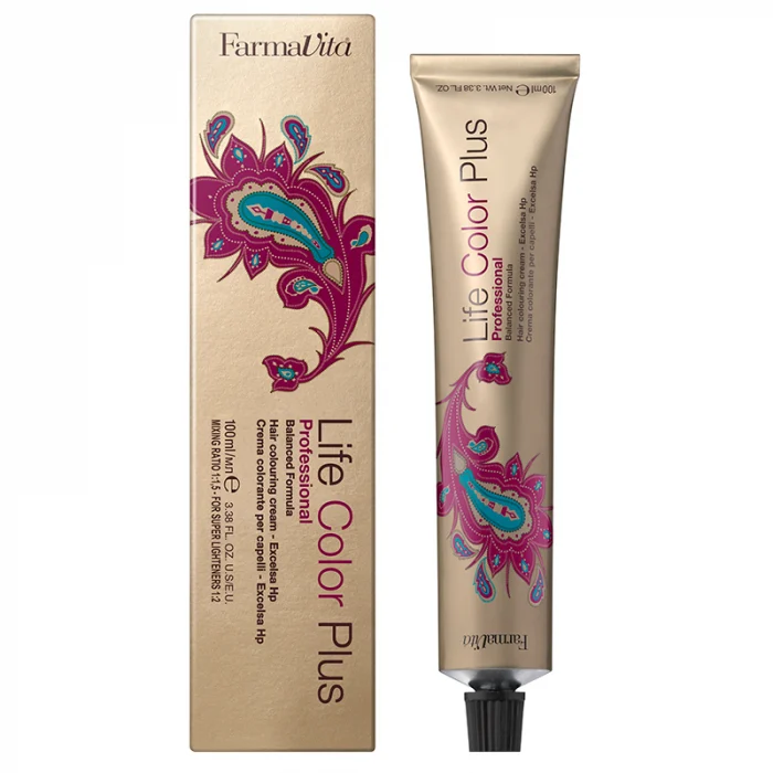 Vopsea de par permanenta Farmavita Life Color Plus 6.666, 100 ml [1]