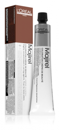 VOPSEA - Vopsea de par permanenta L`Oreal Professionnel Majirel 6.35, Blond inchis auriu acaju, 50 ml