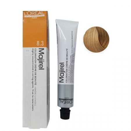 Vopsea de par permanenta L`Oreal Professionnel Majirel 8.3, Blond deschis auriu, 50 ml [0]