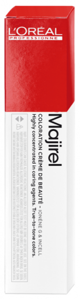 Vopsea de par permanenta L`Oreal Professionnel Majirel Majirouge 5.62, Saten deschis rosu irizat, 50 ml [0]