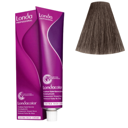 VOPSEA - Vopsea de par permanenta Londa Professional Permanent Color Cream 6/81, Blond Inchis Cenusiu Perlat, 60 ml