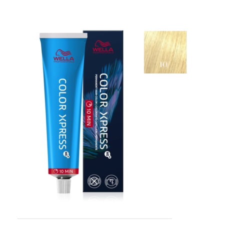 VOPSEA - Vopsea de par permanenta Wella Professionals Color Xpress  10/, Blond Foarte Deschis, 60 ml
