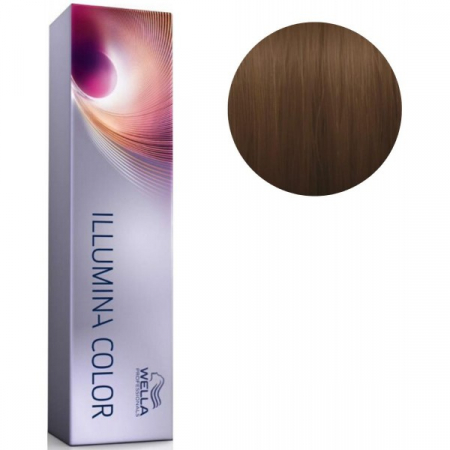 VOPSEA - Vopsea de par permanenta Wella Professionals Illumina Color 6/37, 60 ml