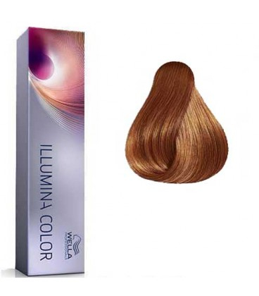VOPSEA - Vopsea de par permanenta Wella Professionals Illumina Color 7/43, 60 ml