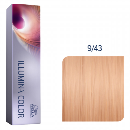 VOPSEA SI PRODUSE TEHNICE - Vopsea de par permanenta Wella Professionals Illumina Color 9/43, 60 ml