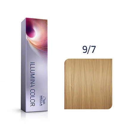 VOPSEA - Vopsea de par permanenta Wella Professionals Illumina Color 9/7, 60 ml