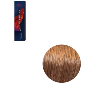 VOPSEA - Vopsea de par permanenta Wella Professionals Koleston Perfect Me+ 8/43 , Blond Deschis Rosu Auriu, 60 ml