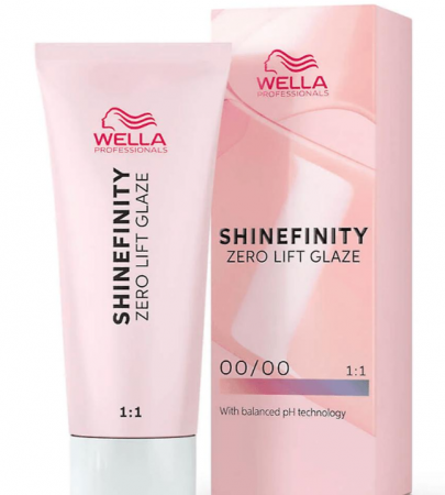 VOPSEA - Vopsea de par semi-permanenta Wella Professionals Shinefinity Zero Lift Glaze 00/00, Crystal Glaze Booster, 60 ml