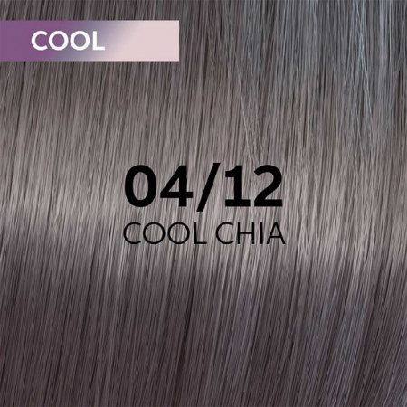 Vopsea de par semi-permanenta Wella Professionals Shinefinity Zero Lift Glaze 04/12, Cool Chia, 60 ml [1]