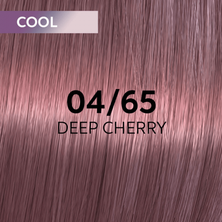Vopsea de par semi-permanenta Wella Professionals Shinefinity Zero Lift Glaze 04/65, Cool Deep Cherry, 60 ml [1]