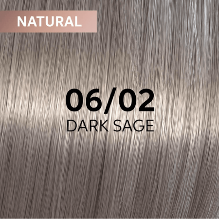 Vopsea de par semi-permanenta Wella Professionals Shinefinity Zero Lift Glaze 06/02, Natural Dark Sage, 60 ml [1]