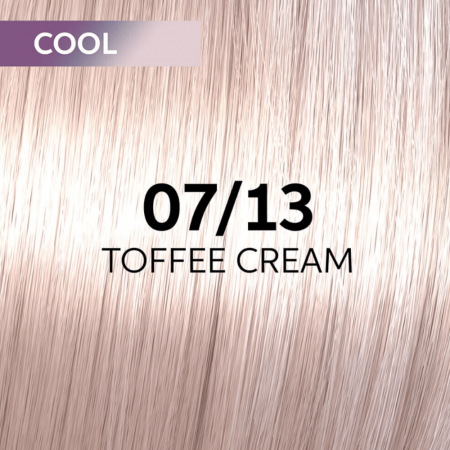 Vopsea de par semi-permanenta Wella Professionals Shinefinity Zero Lift Glaze 07/13, Cool Toffee Cream, 60 ml [1]