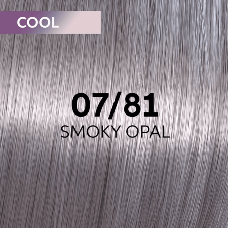Vopsea de par semi-permanenta Wella Professionals Shinefinity Zero Lift Glaze 07/81, Cool Smoky Opal, 60 ml [1]