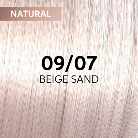 Vopsea de par semi-permanenta Wella Professionals Shinefinity Zero Lift Glaze 09/07, Beige Sand, 60 ml [1]