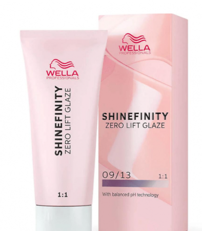 VOPSEA - Vopsea de par semi-permanenta Wella Professionals Shinefinity Zero Lift Glaze 09/13, Cool Toffee Milk, 60 ml