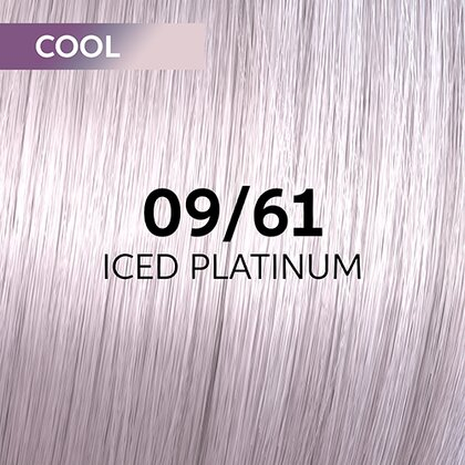 Vopsea de par semi-permanenta Wella Professionals Shinefinity Zero Lift Glaze 09/61, Cool Iced Platinum, 60 ml [1]