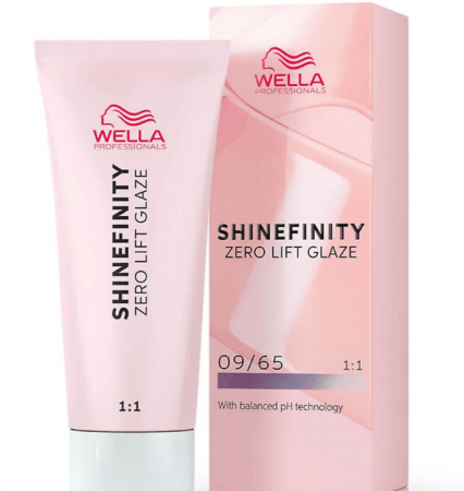 VOPSEA - Vopsea de par semi-permanenta Wella Professionals Shinefinity Zero Lift Glaze 09/65, Cool Pink Shimmer, 60 ml