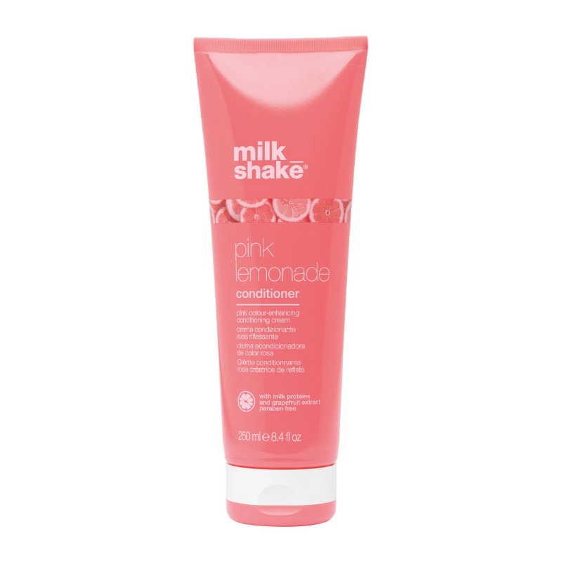 Balsam nuantator pentru par blond sau decolorat, Milk Shake Pink Lemonade, 250 ml