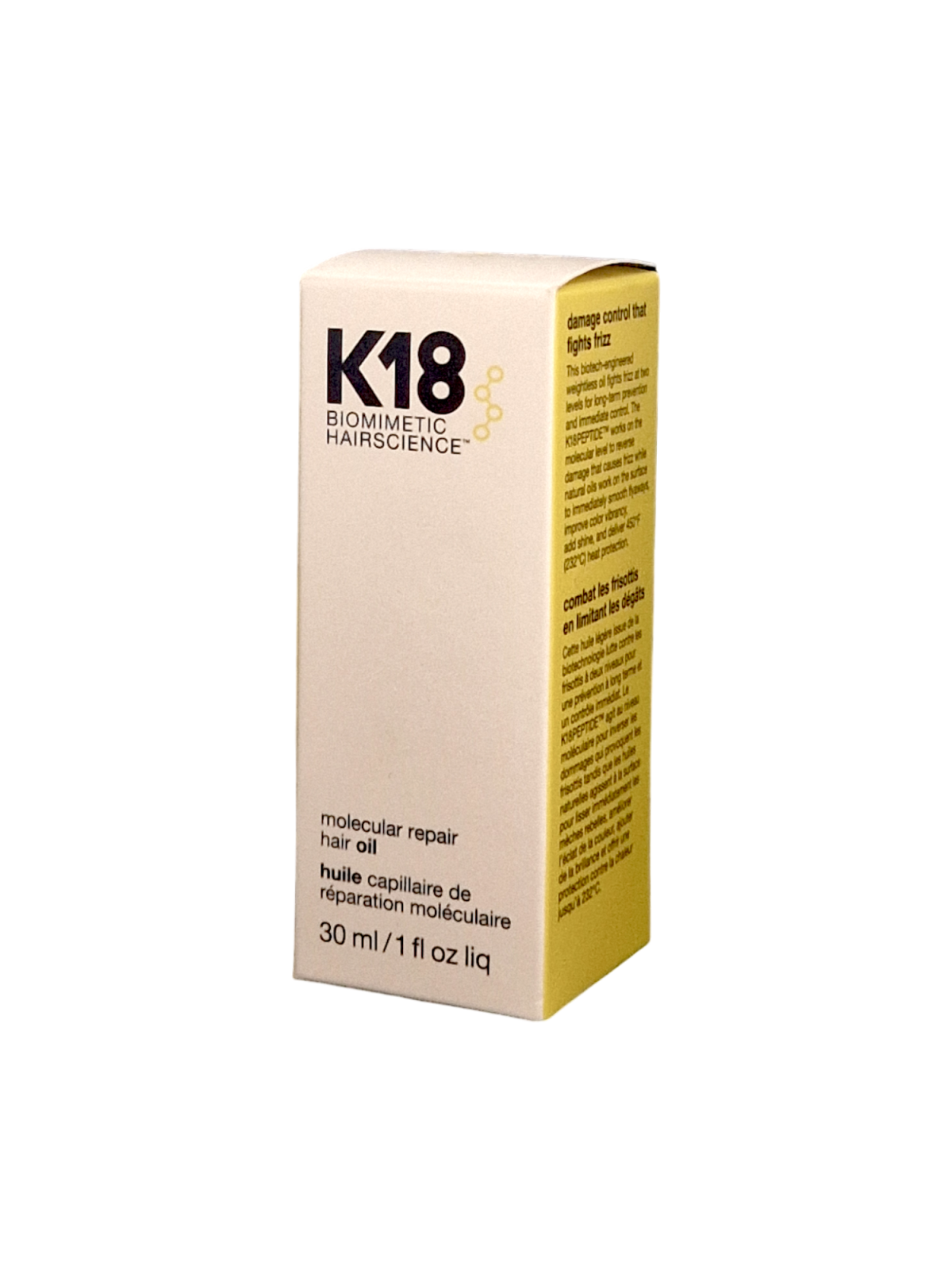 Ulei de par pentru reparare moleculara K18 Biomimetic Hairscience, Molecular Repair Hair Oil, 30 ml