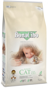 Hrana uscata pisici - BonaCibo Cat Lamb&Rice