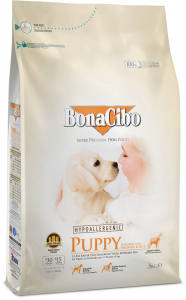 Hrana uscata caini - BonaCibo Puppy Chicken&Rice with Anchovy
