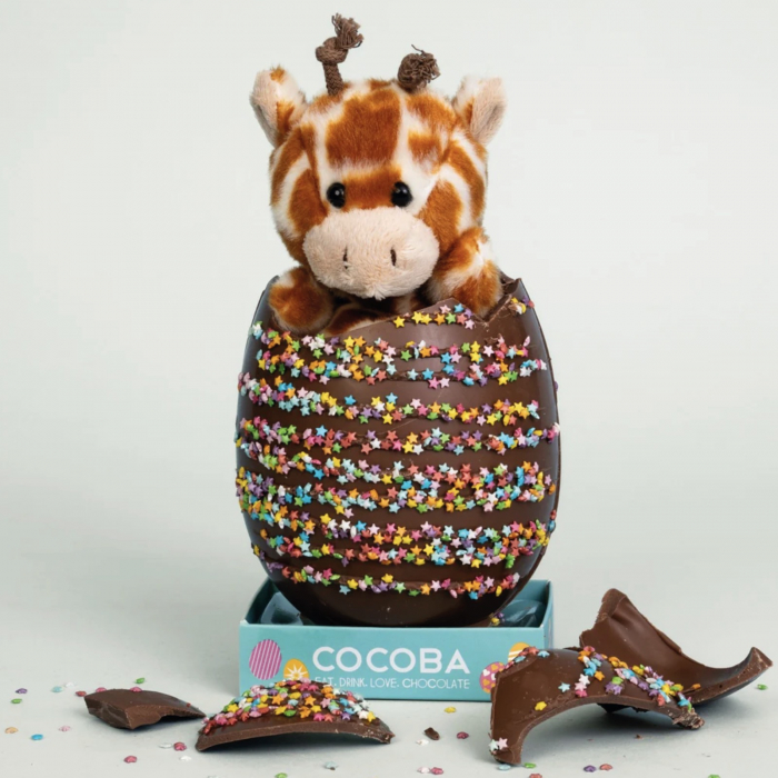 Ferma Animalelor - Ou gigant de ciocolata cu lapte si jucarie surpriza 250G [4]