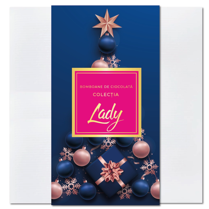 Colecția Lady Crăciun - Bomboane de ciocolată cu umplutură 180G [4]