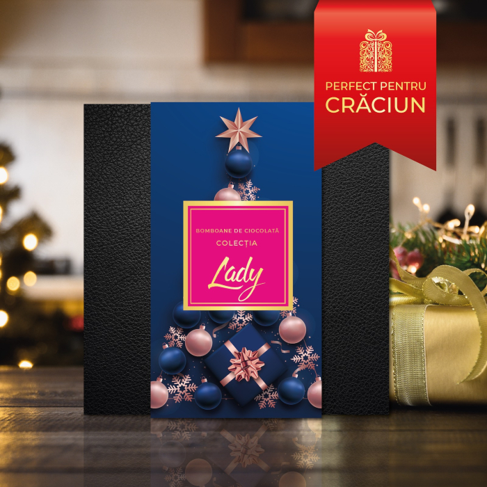 Colecția Lady Crăciun - Bomboane de ciocolată cu umplutură 180G [8]