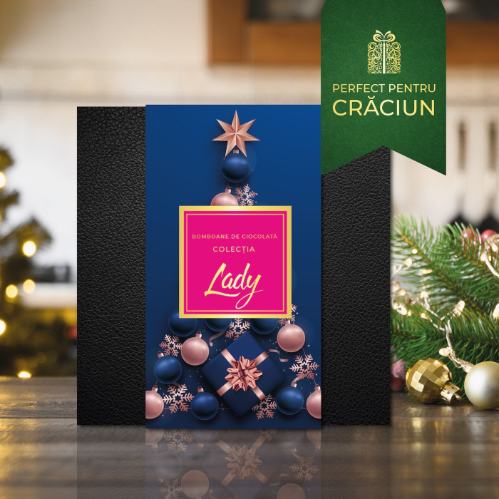 Colecția Lady Crăciun - Bomboane de ciocolată cu umplutură 180G [6]