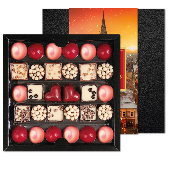 Colecția Lady „Ninsoare la Sibiu” - Bomboane de ciocolată cu umplutură 180G - Ediția „La mulți ani, România” [4]