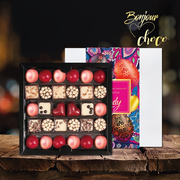 Colecția Lady Paște - Bomboane de ciocolată cu umplutură 180G [7]