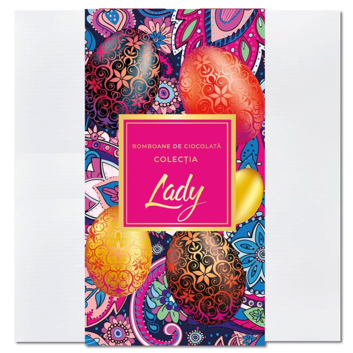 Colecția Lady Paște - Bomboane de ciocolată cu umplutură 180G [4]