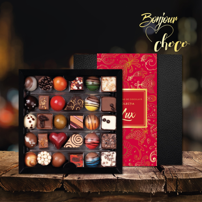 Colectia Lux - Bomboane de ciocolata cu umplutura 200G [9]