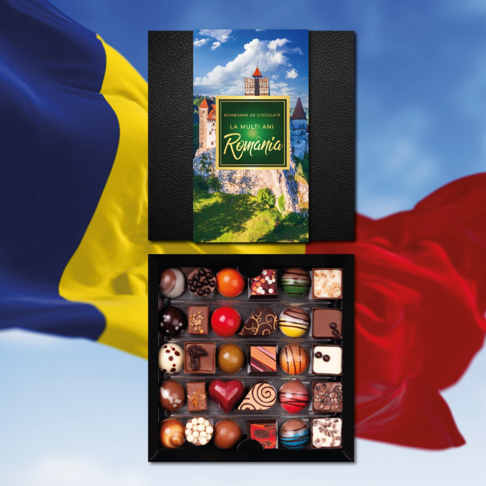 Colecția Lux „Castelul Bran” - Bomboane de ciocolată 200G - Ediția „La mulți ani, România” [2]