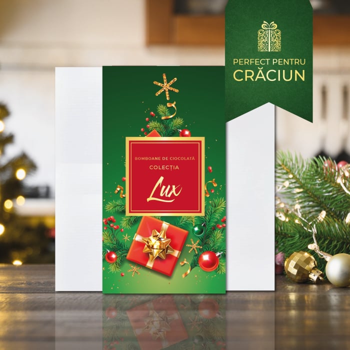 Colectia Lux Craciun - Bomboane de ciocolata cu umplutura 200G [1]