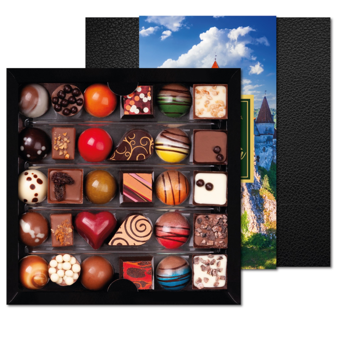 Colecția Lux „Castelul Bran” - Bomboane de ciocolată 200G - Ediția „La mulți ani, România” [4]