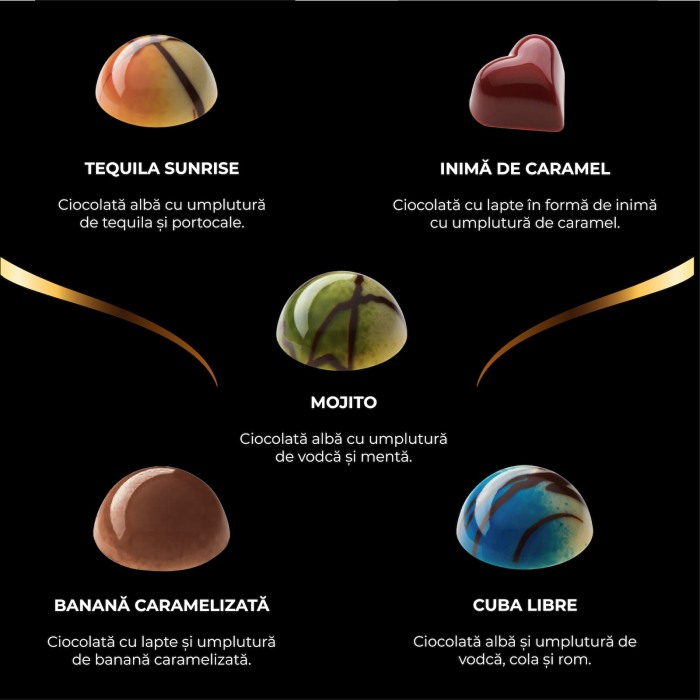 Colectia Lux Craciun - Bomboane de ciocolata cu umplutura 200G [6]