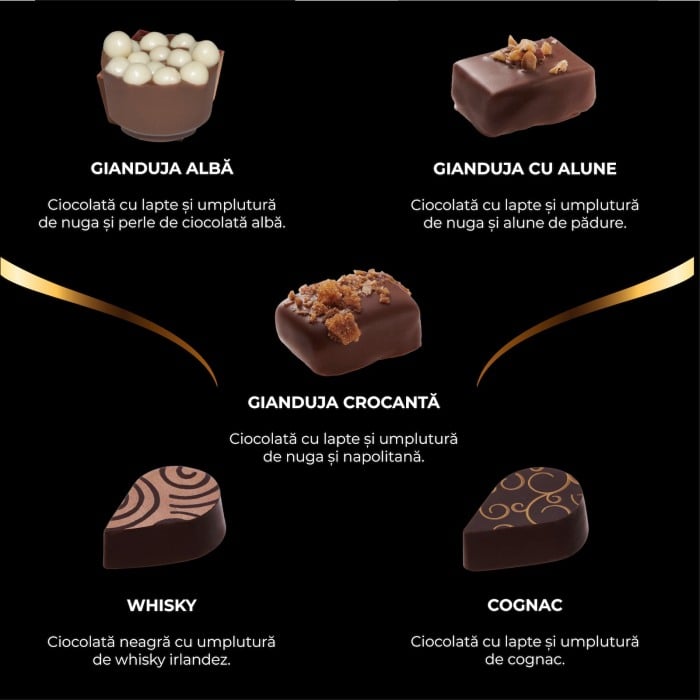 Colectia Lux Craciun - Bomboane de ciocolata cu umplutura 200G [10]