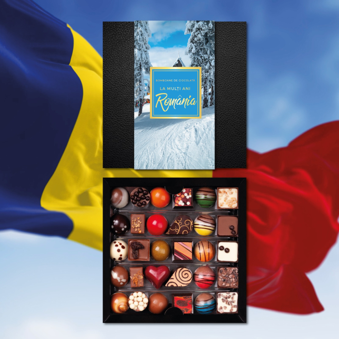 Colecția Lux „Piatra Craiului” - Bomboane de ciocolată 200G - Ediția „La mulți ani, România” [5]